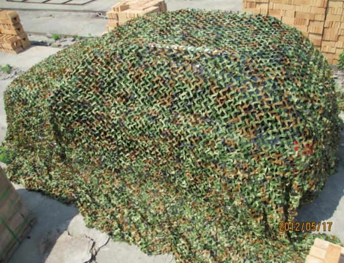 Red militar de nylon verde de Camo del grado anti - a prueba de viento ULTRAVIOLETA para el camuflaje