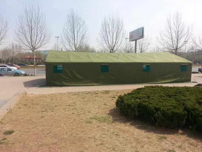 Tiendas de lona militares del algodón verde fáciles instalar con la estructura estable