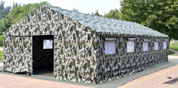 Camuflaje militar ignífugo de la tienda del ejército con el hilo de nylon reforzado