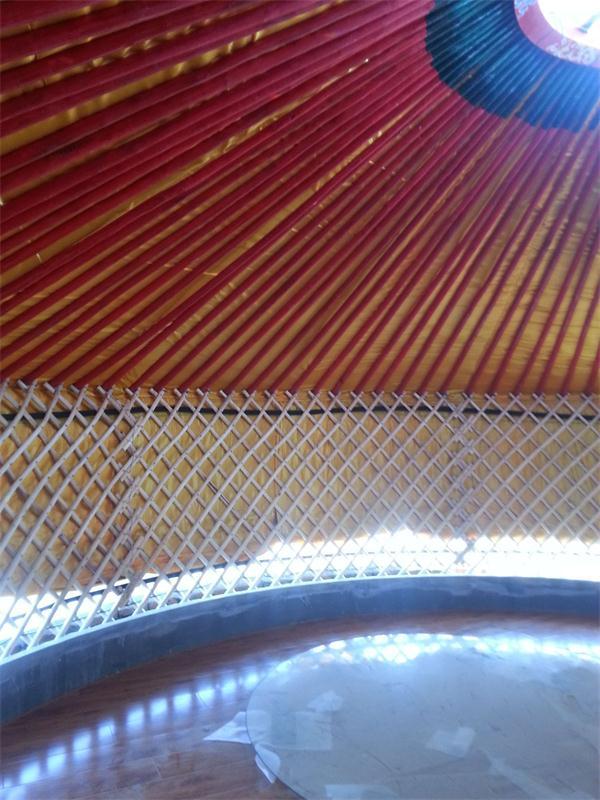 tienda abovedada mongol del diámetro de los 4m/tienda de campaña de Yurt para vivir o abastecer