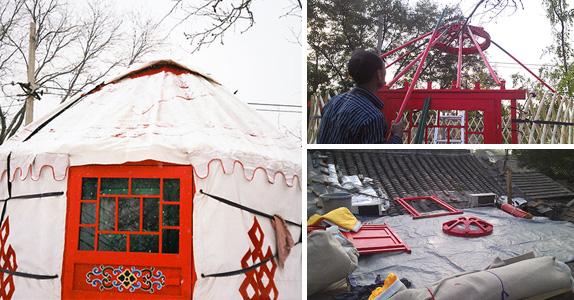 2 - tienda del diámetro 10m/casa redondas mongoles del estilo de Yurt con la estructura de acero