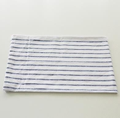 Servilleta azul clásica pura oblonga de 3 del algodón de la cocina toallas de té para multiusos