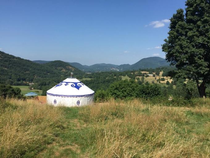 Tienda mongol del yurt para casarse