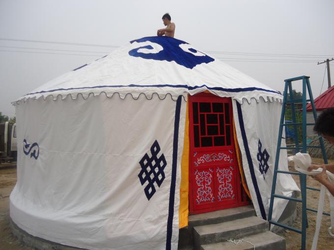 Tejado de bambú modificado para requisitos particulares de poste de la tienda de Yurt del mongolian con 12 - 52 metros cuadrados