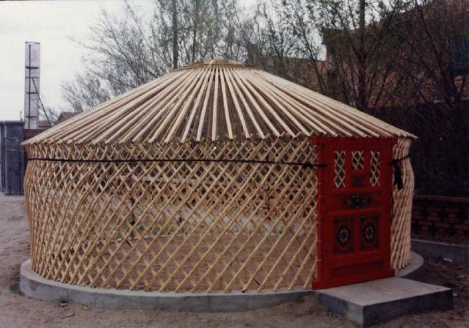 Refresque el artículo inflable de la tienda de Yurt del mongolian de la bóveda con el peso soportable 200kg
