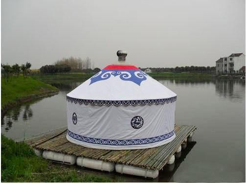Anti - riegue los hogares de lujo de Yurt del diámetro de los 8m con capacidad de cargamento del viento de los 80km/H