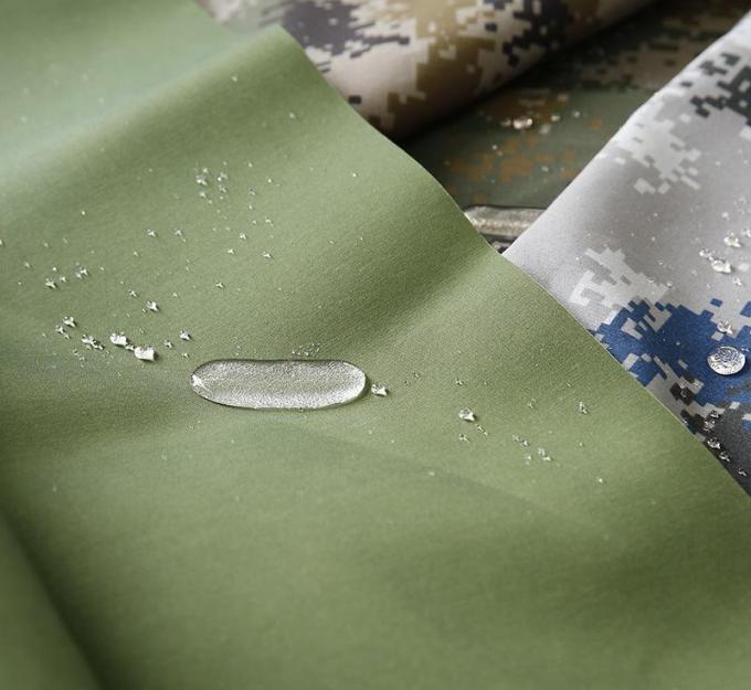 Tela impresa de la tienda de lona de algodón tela de la lona del poliéster de la prenda impermeable de 20 onzas